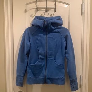 Lululemon Blue Zip Up Hoodie Size 4